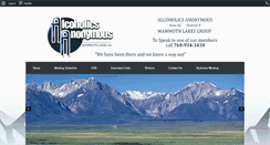 Desktop Screenshot of aamammothlakes.com